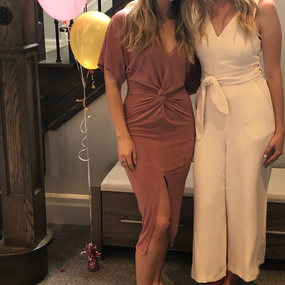 Pink Mendocino dress - size xs